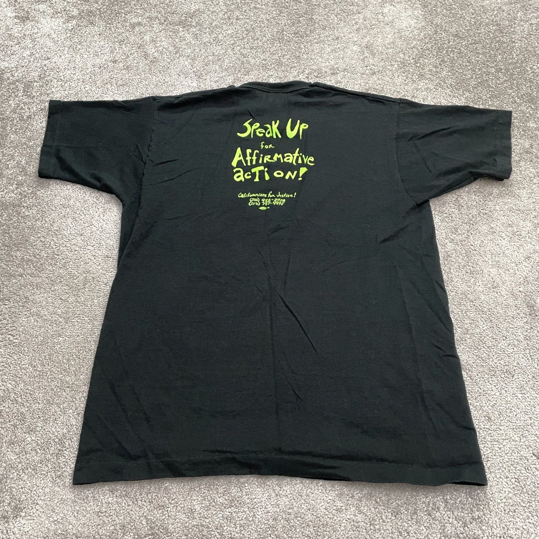 Fruit Of The Loom Fruit Of the Loom Heavy Cotton Graphic T-Shirt Mens XL Black Crew Preshrunk Tee Size US XL / EU 56 / 4 - 2 Thumbnail