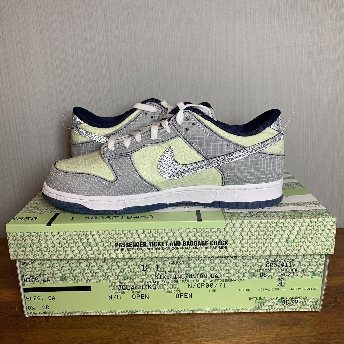Nike × Union LA Union Nike Dunk Low Pistachio Size US 9.5 / EU 42-43 - 15 Thumbnail