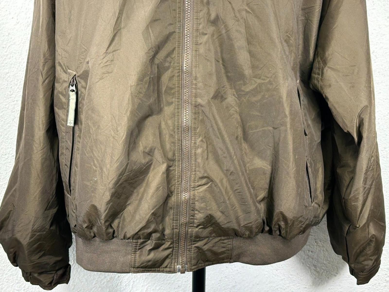 Columbia Columbia Fleece Lined Full Zip Bomber Winter Coat Brown 2XL Size US XXL / EU 58 / 5 - 3 Thumbnail