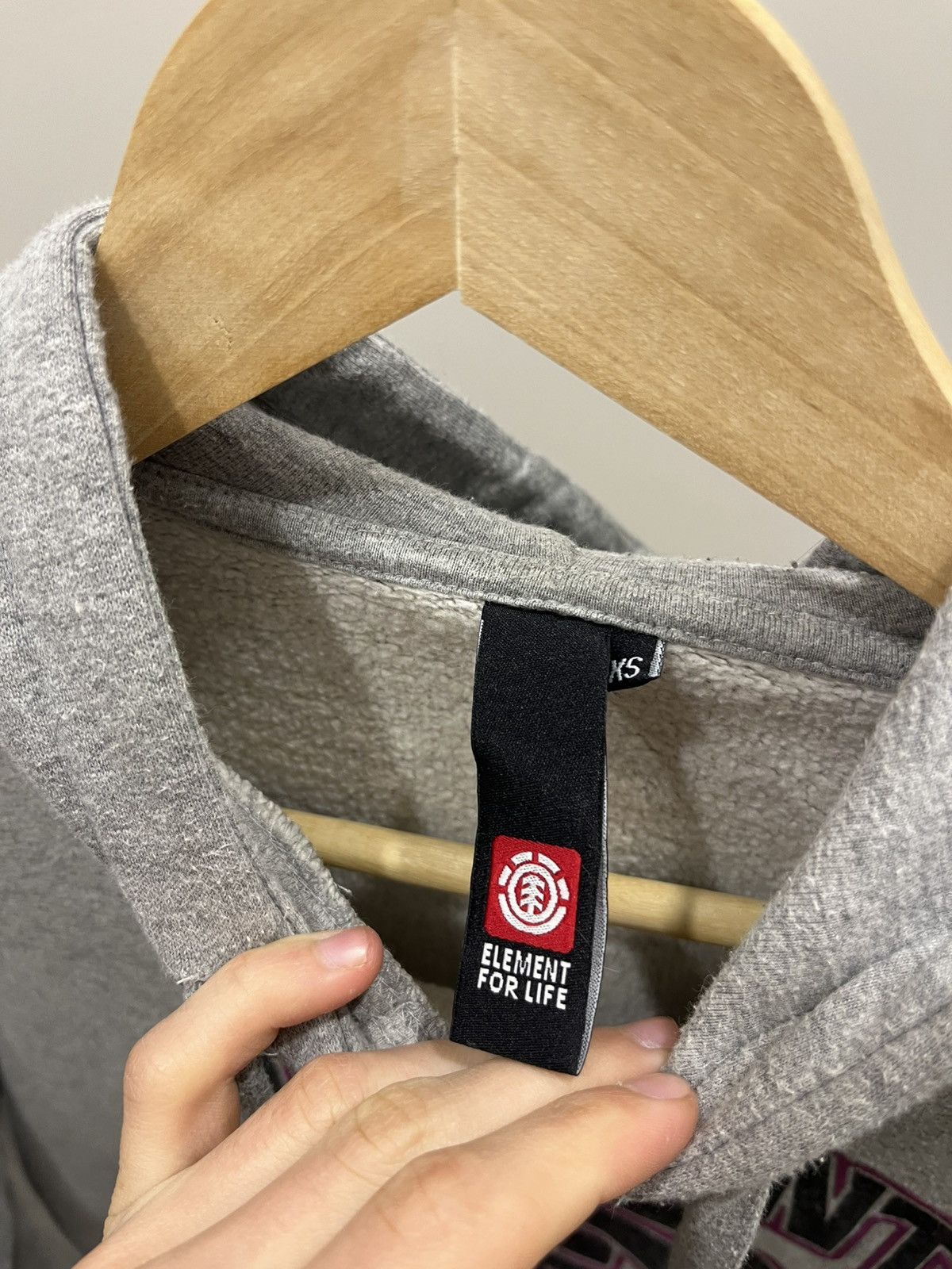 Element Vintage Element Hoodie Y2K Gray USA Size US XS / EU 42 / 0 - 5 Thumbnail