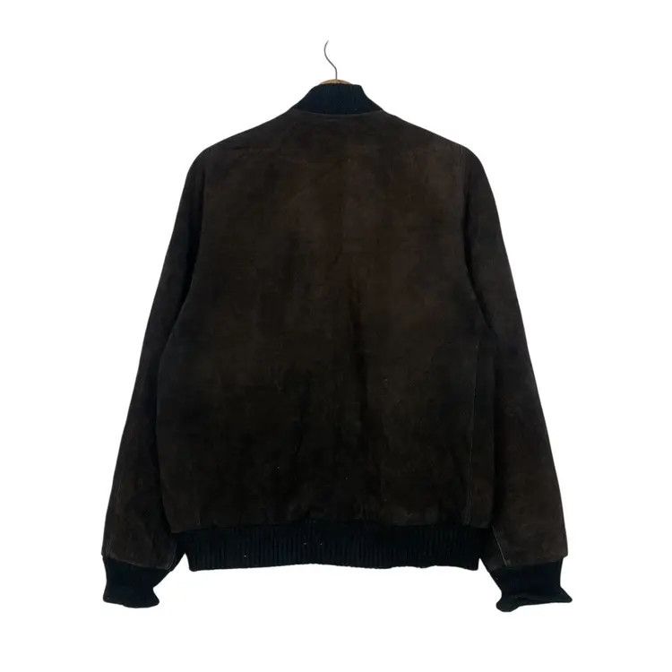Leather Vintage suede leather bomber jacket Size US L / EU 52-54 / 3 - 2 Thumbnail