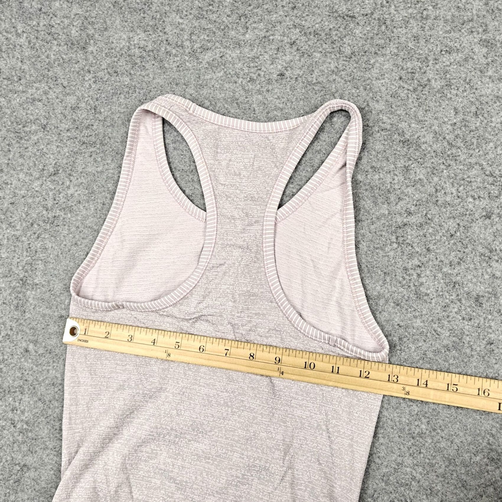 Athleta VINTAGE Athleta Tank Top Womens XS Gray Racerback Ruched Side Athletic Yoga Workout Size XS / US 0-2 / IT 36-38 - 6 Thumbnail