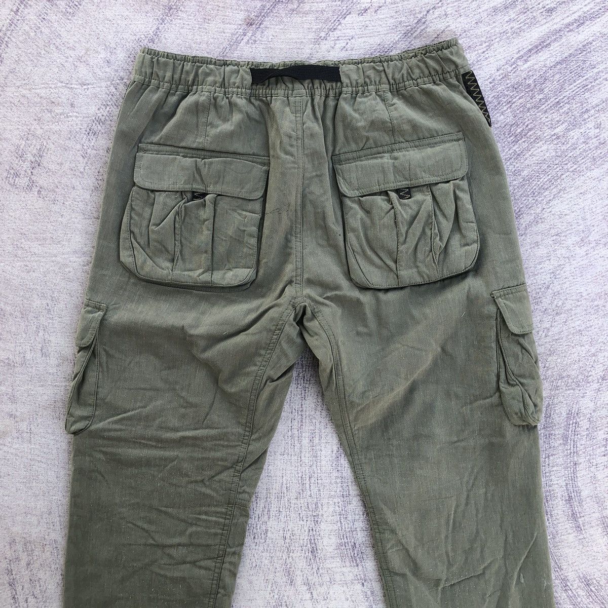 Japanese Brand Stretchable Waist Cargo Pants Suitable for outdoor Style Size US 32 / EU 48 - 10 Thumbnail