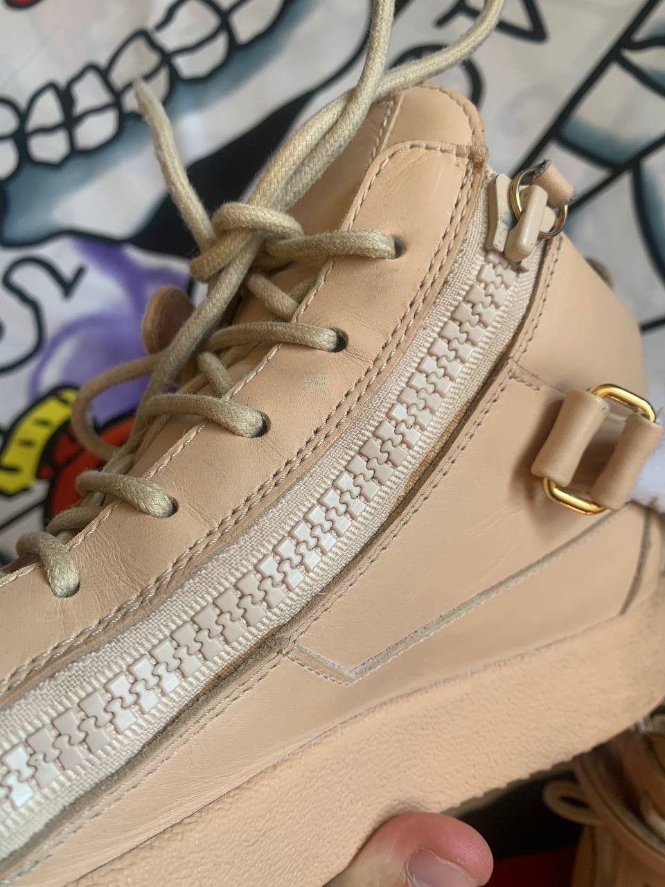 Giuseppe Zanotti Giuseppe Zanotti womens Jamie hightop sneakers Size 40EU Size US 10 / IT 40 - 9 Thumbnail