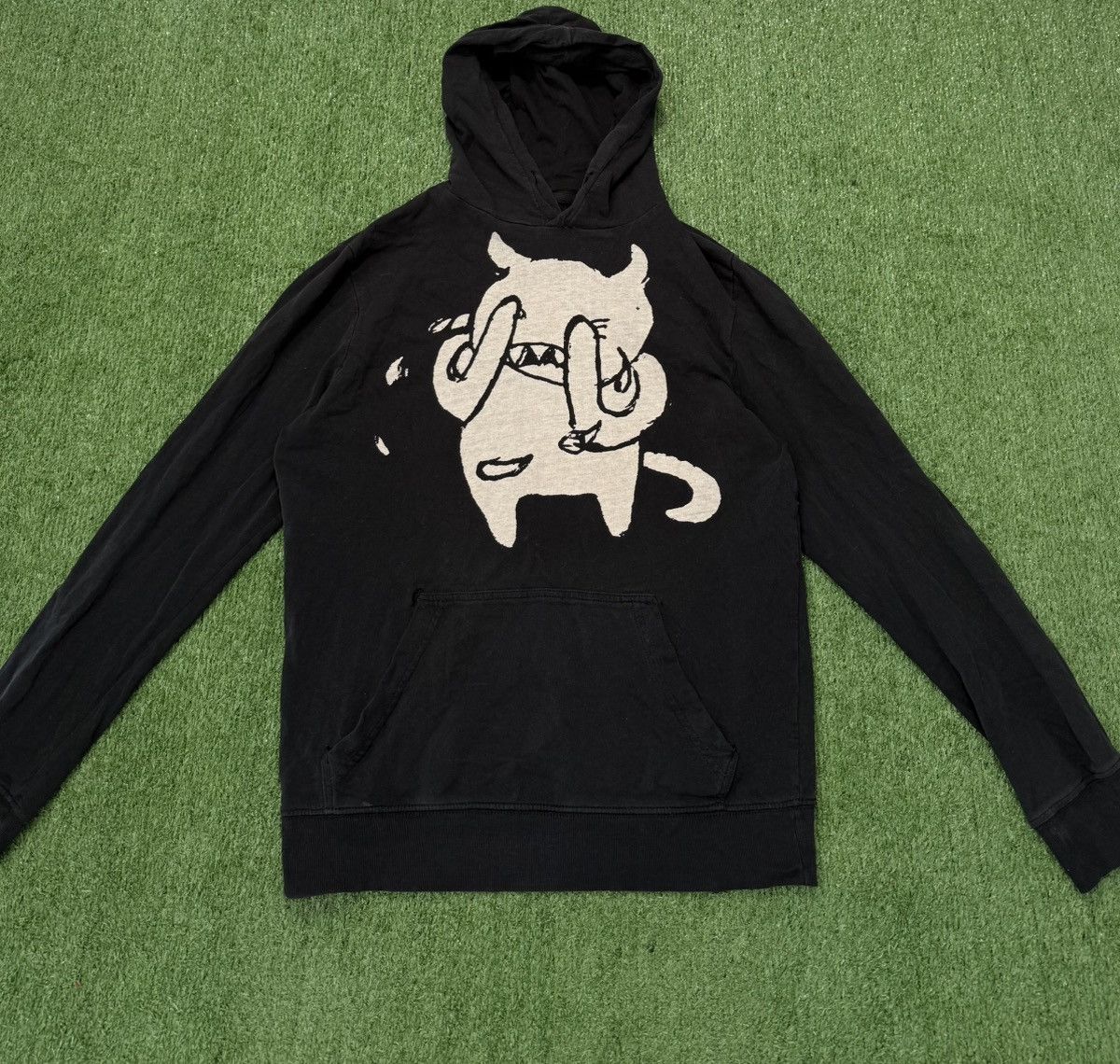 Vintage Radiohead Minotaur Hoodie Merch Rare Vintage Rock Band Size US M / EU 48-50 / 2 - 3 Thumbnail