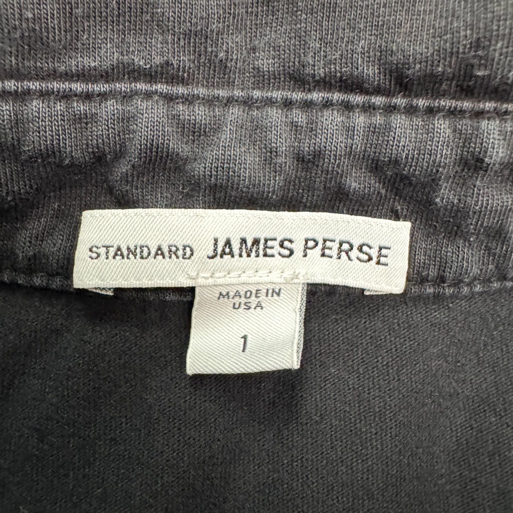 James Perse James Perse Polo Shirt Mens 1 Small Black Supima Cotton Short Sleeve Regular Fit Shirt Size US L / EU 52-54 / 3 - 6 Thumbnail