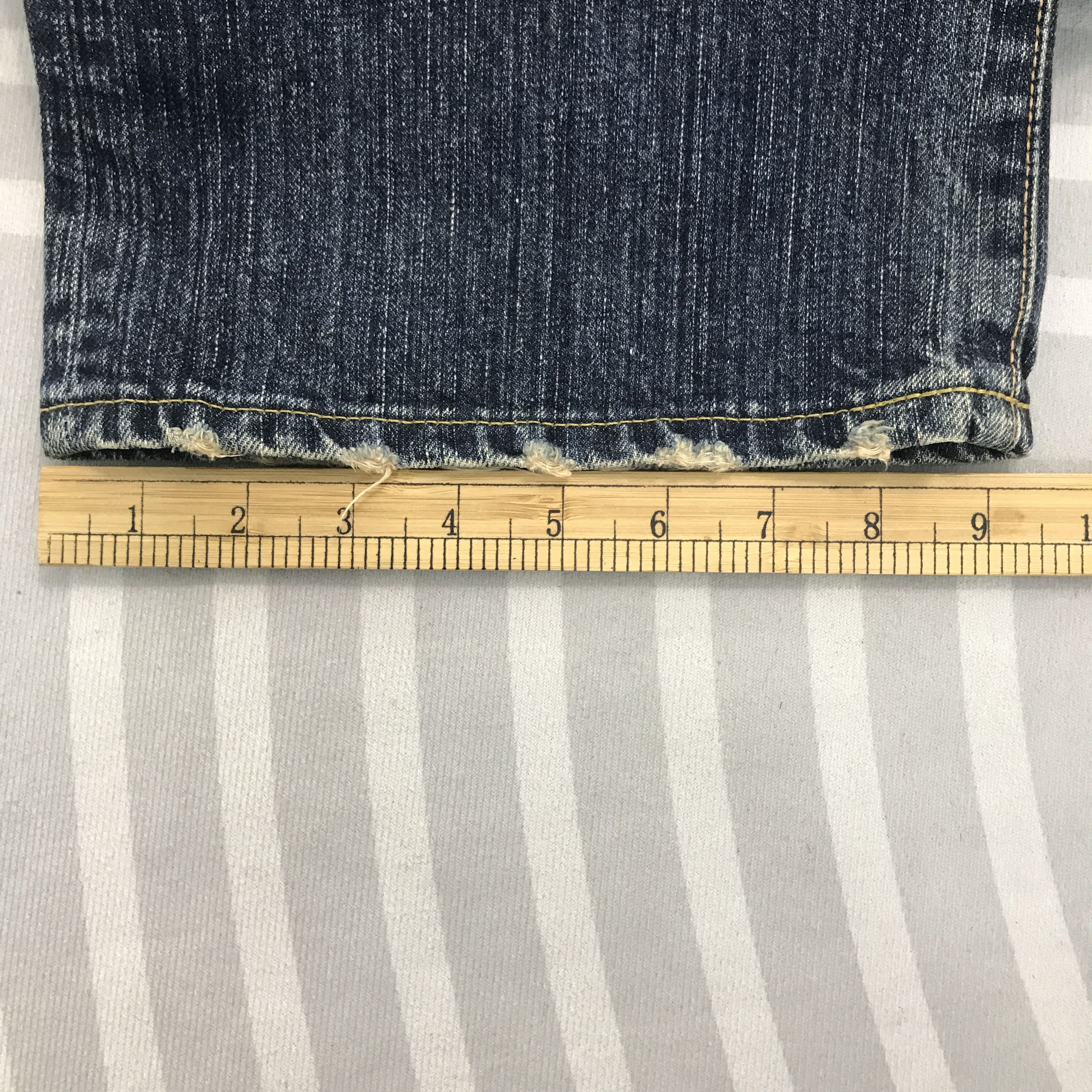 Edwin × Vintage Flare Edwin Japan distressed bootcut Denim pants Size US 34 / EU 50 - 11 Thumbnail