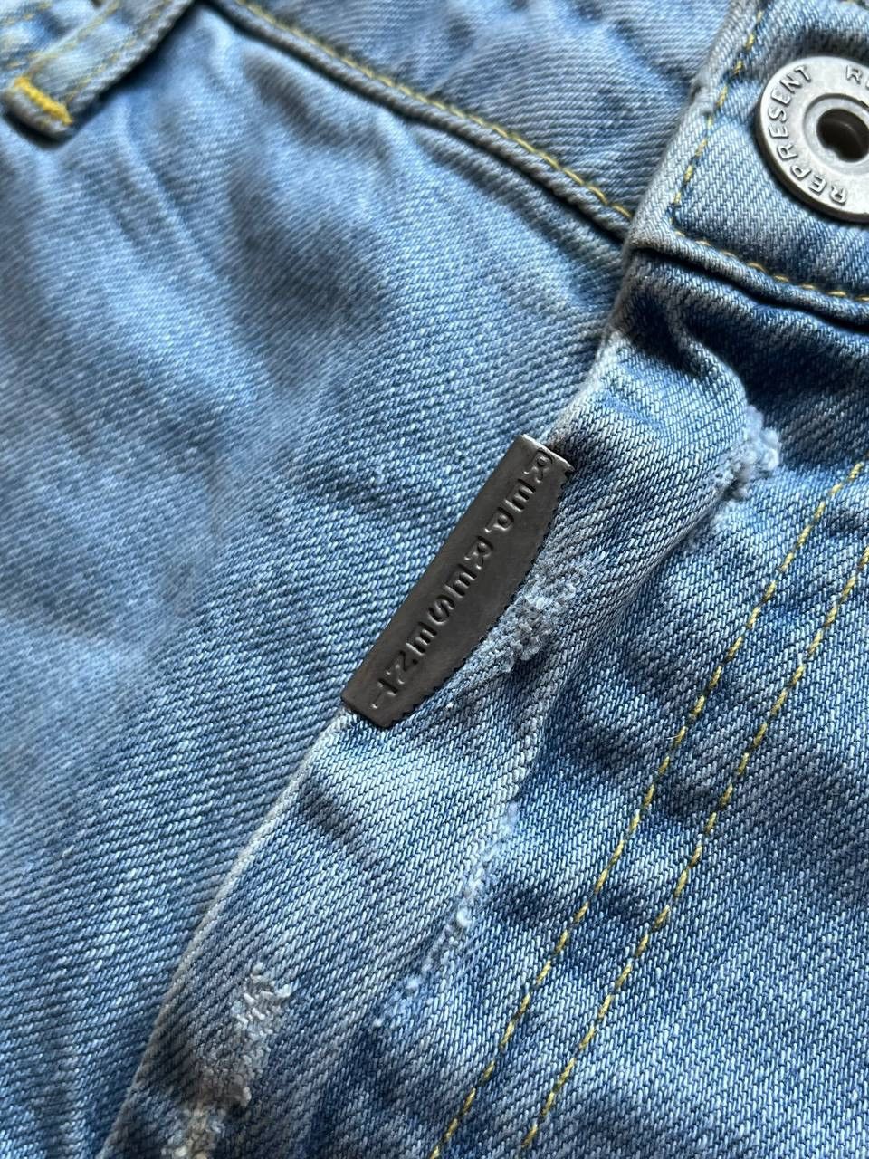 Represent Clo. Vintage Represent Distressed Baggy Jeans Y2K 34 Size US 34 / EU 50 - 3 Thumbnail