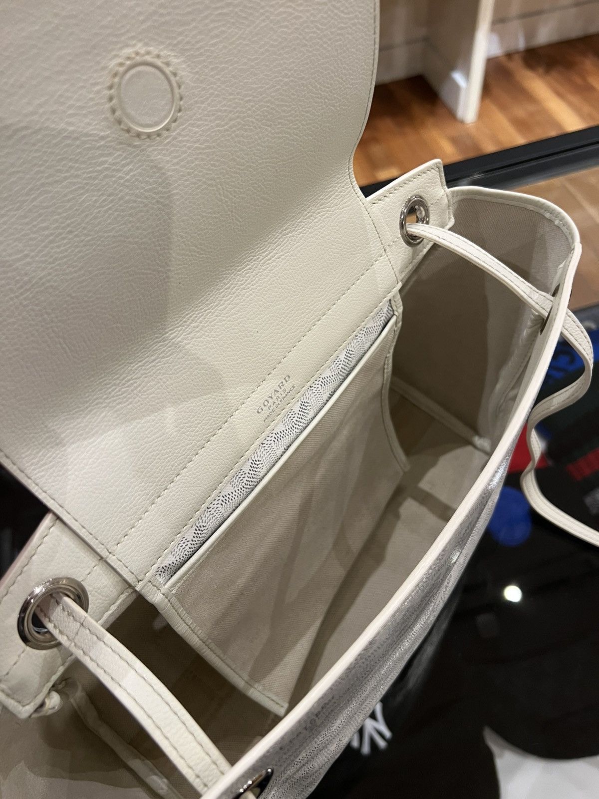 Goyard Goyard Rouette PM Handbag White Size ONE SIZE - 8 Thumbnail