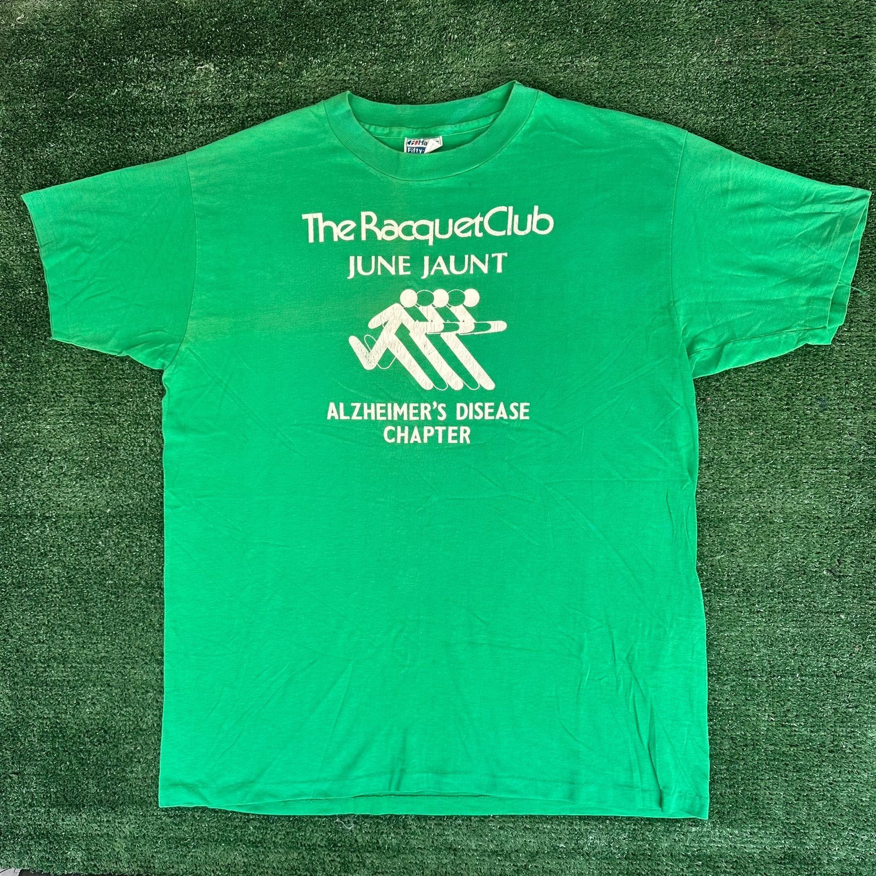 Vintage Vintage 80s June Jaunt T-Shirt Single Stitch Charity Fundrai Size US L / EU 52-54 / 3 - 1 Thumbnail