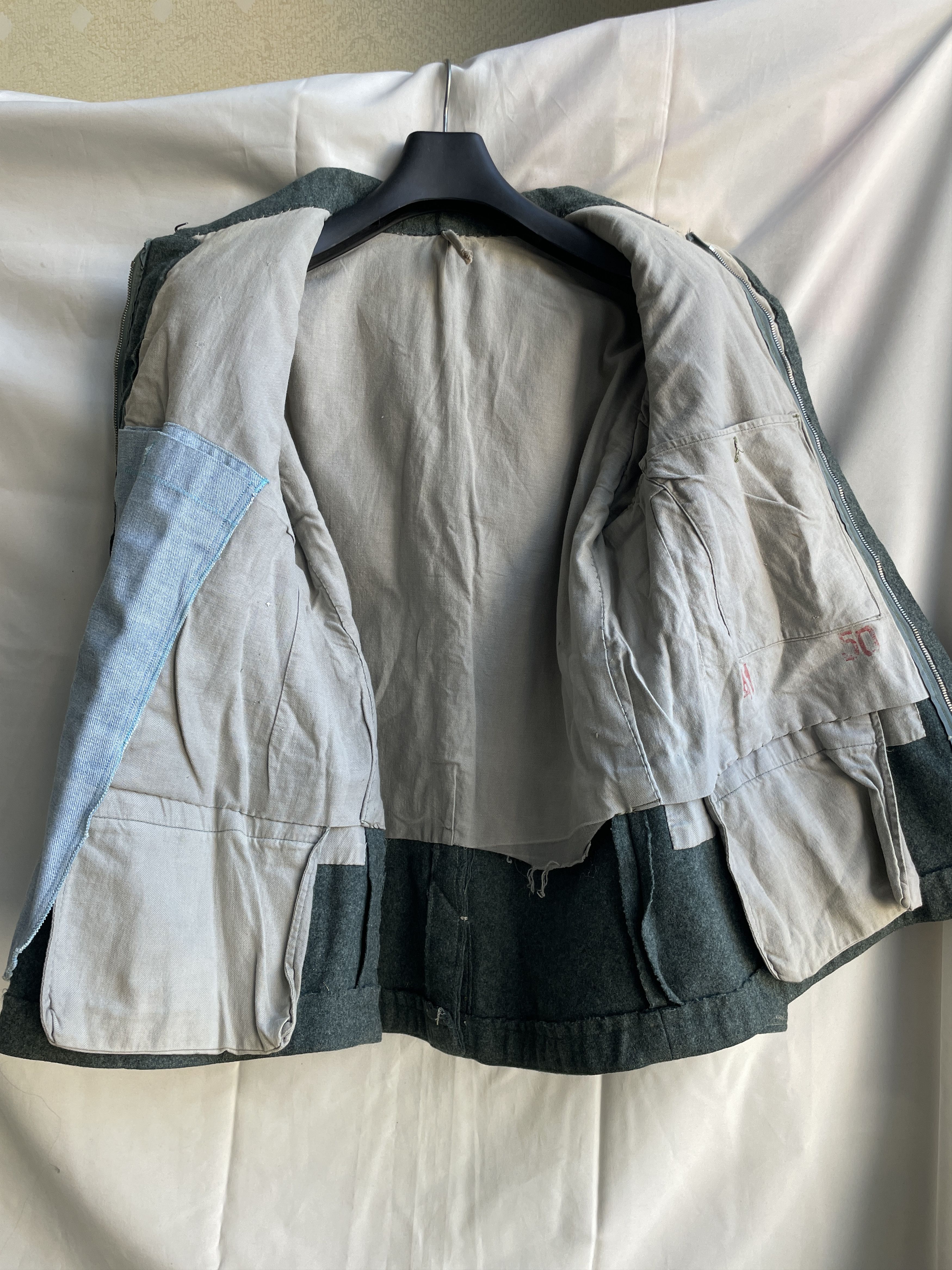 Vintage Swiss Army Vintage 50's 60's Wool Service Jacket Size US M / EU 48-50 / 2 - 3 Thumbnail