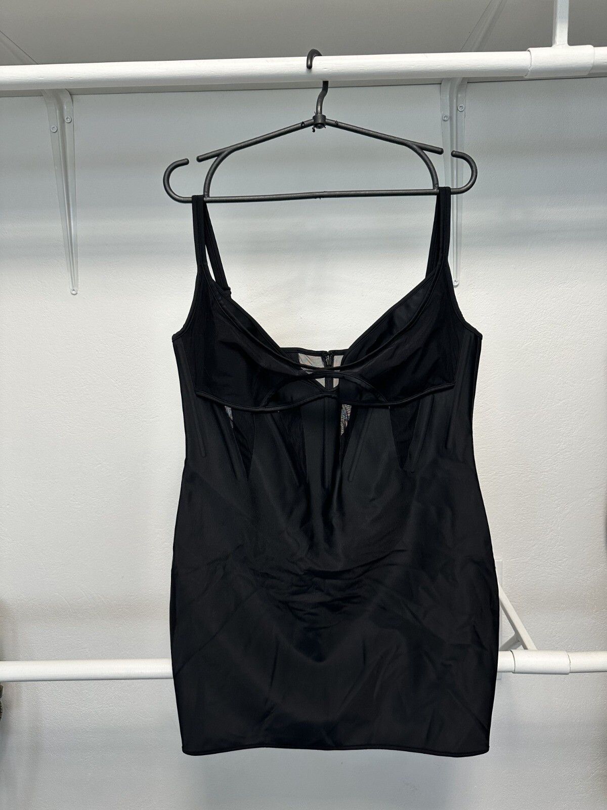 Mugler MUGLER & H&M Black Corset style Mini Dress Black Size L Size L / US 10 / IT 46 - 3 Thumbnail