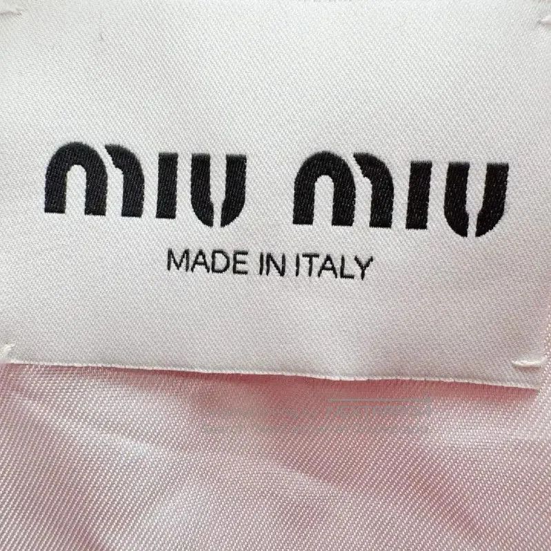 Miu Miu Miu Miu Pink Gingham Cropped Jacket . Size XS / US 0-2 / IT 36-38 - 3 Thumbnail