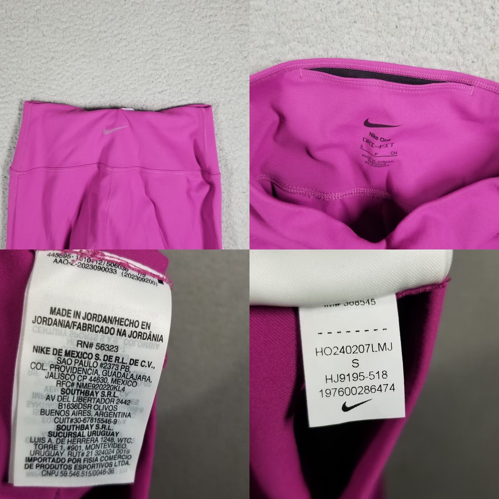 Nike Nike Leggings Shirt Women XS Regular Seamless Front High-Waisted Full-Length Pockets Dri-FIT Size 28" / US 6 / IT 42 - 8 Thumbnail