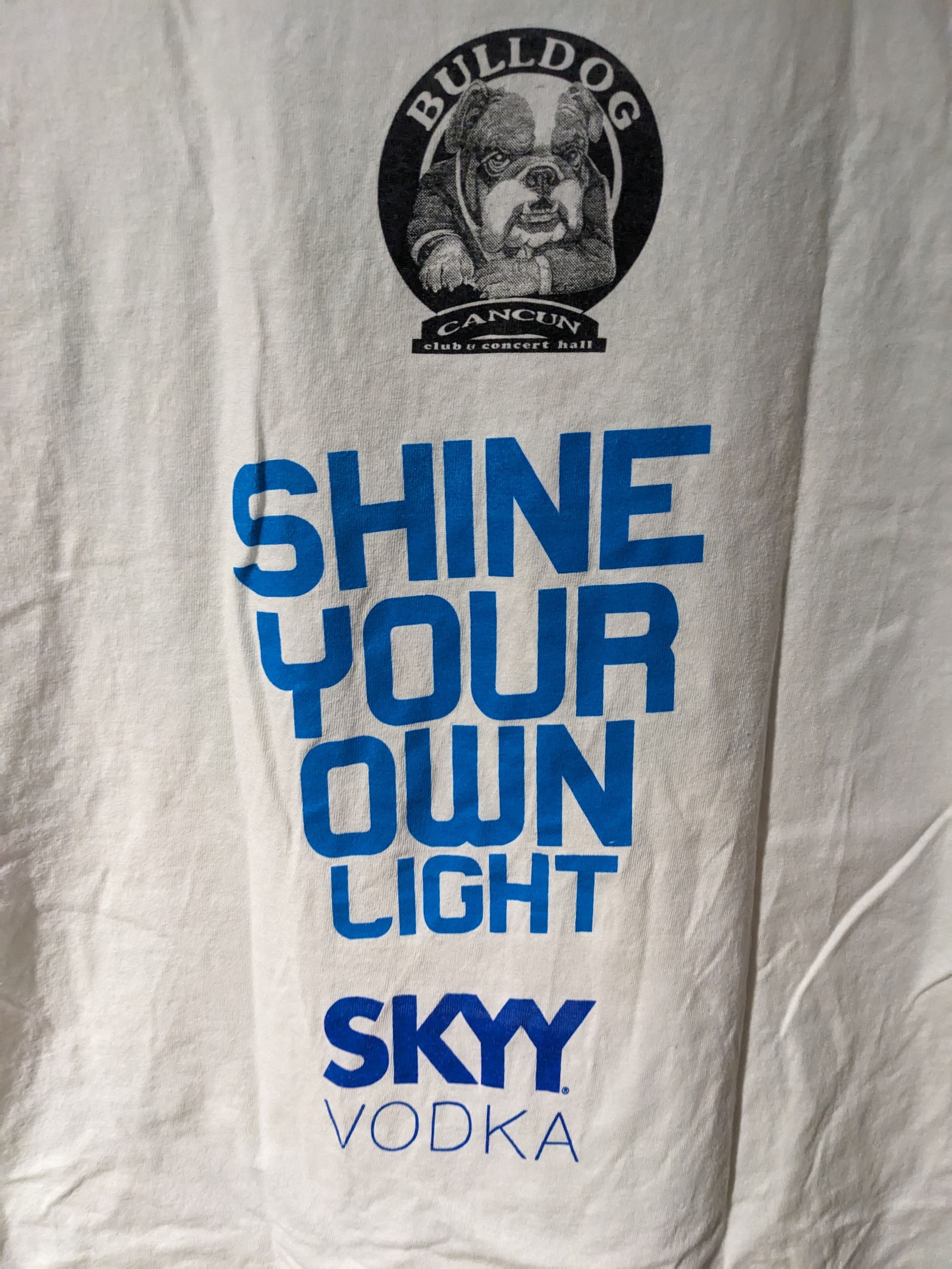 Alstyle × Vintage Vintage Neon Party Skyy Vodka Drinking Alcohol T-Shirt Size US XL / EU 56 / 4 - 5 Thumbnail