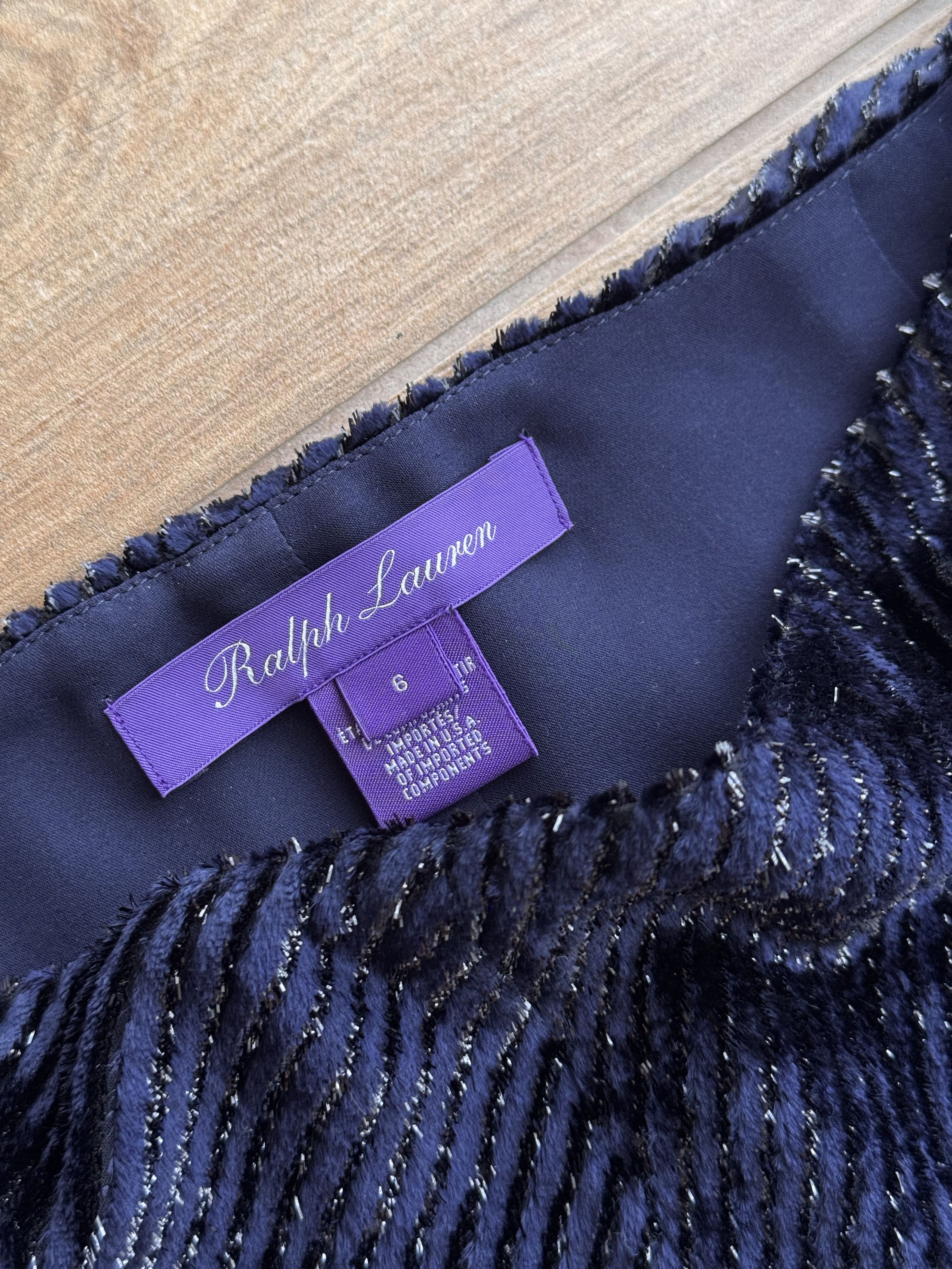 Ralph Lauren Purple Label × Vintage Exclusive Ralph Lauren Purple Label Luxury Sparkle Pants Size 28" / US 6 / IT 42 - 12 Thumbnail