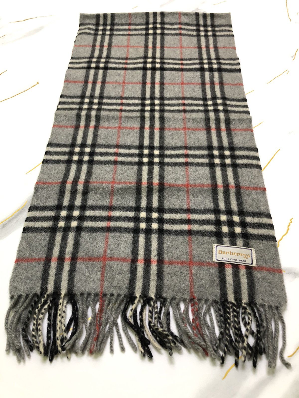 Burberry Vintage Burberry Muffler Scarf -(SC0049) Size ONE SIZE - 5 Thumbnail