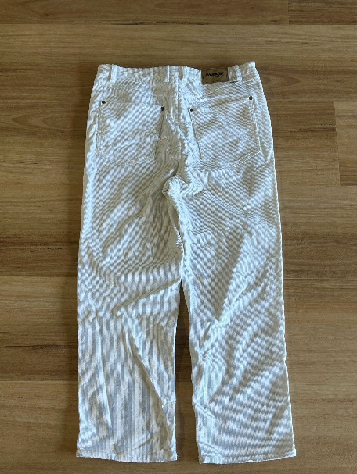 Wrangler Wrangler LITA white corduroy jeans Size 32" / US 10 / IT 46 - 2 Thumbnail