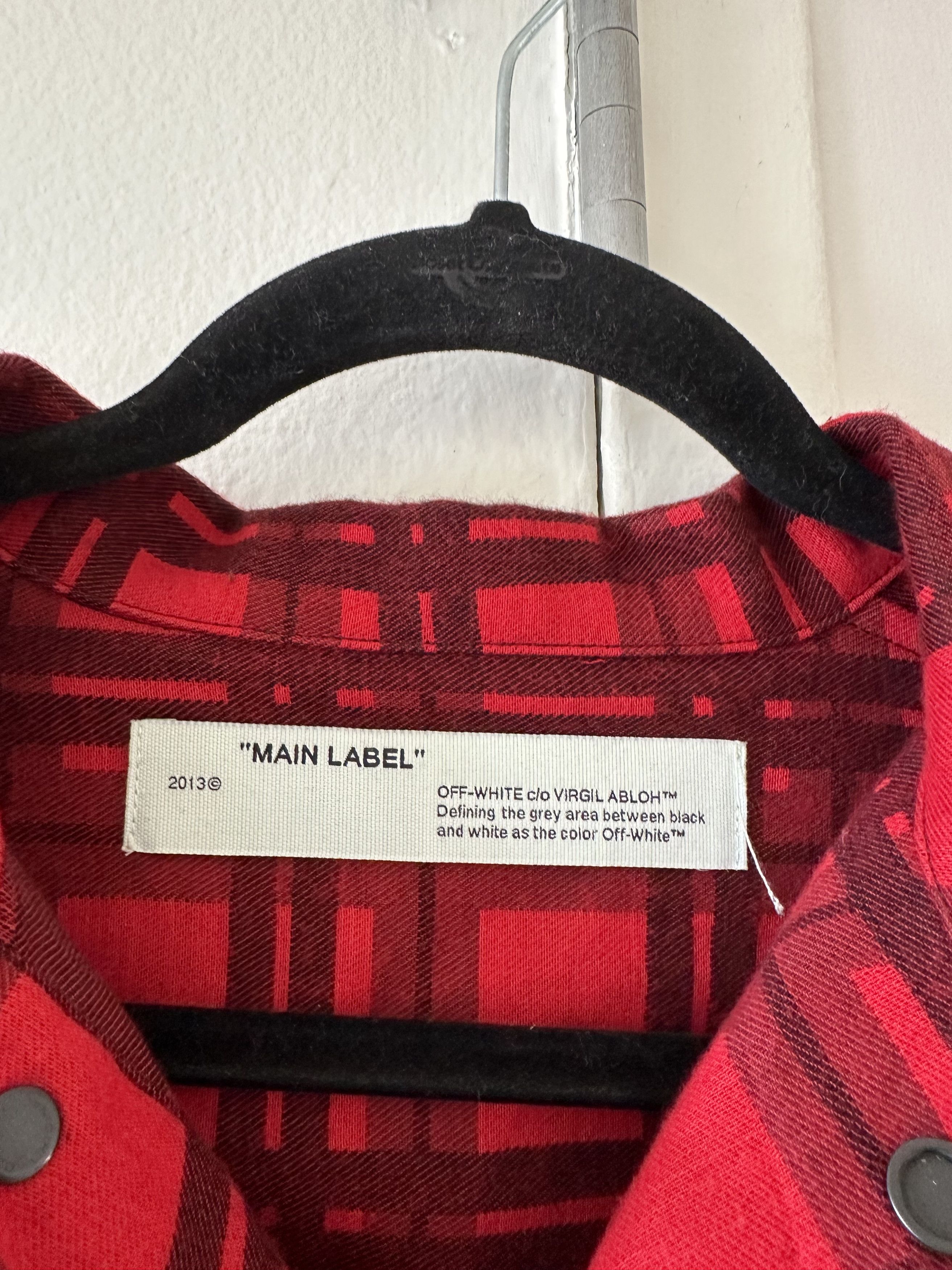 Off-White Off-White 'Modern' Camp Collar Short Sleeve Button Up Shirt Size US S / EU 44-46 / 1 - 4 Thumbnail