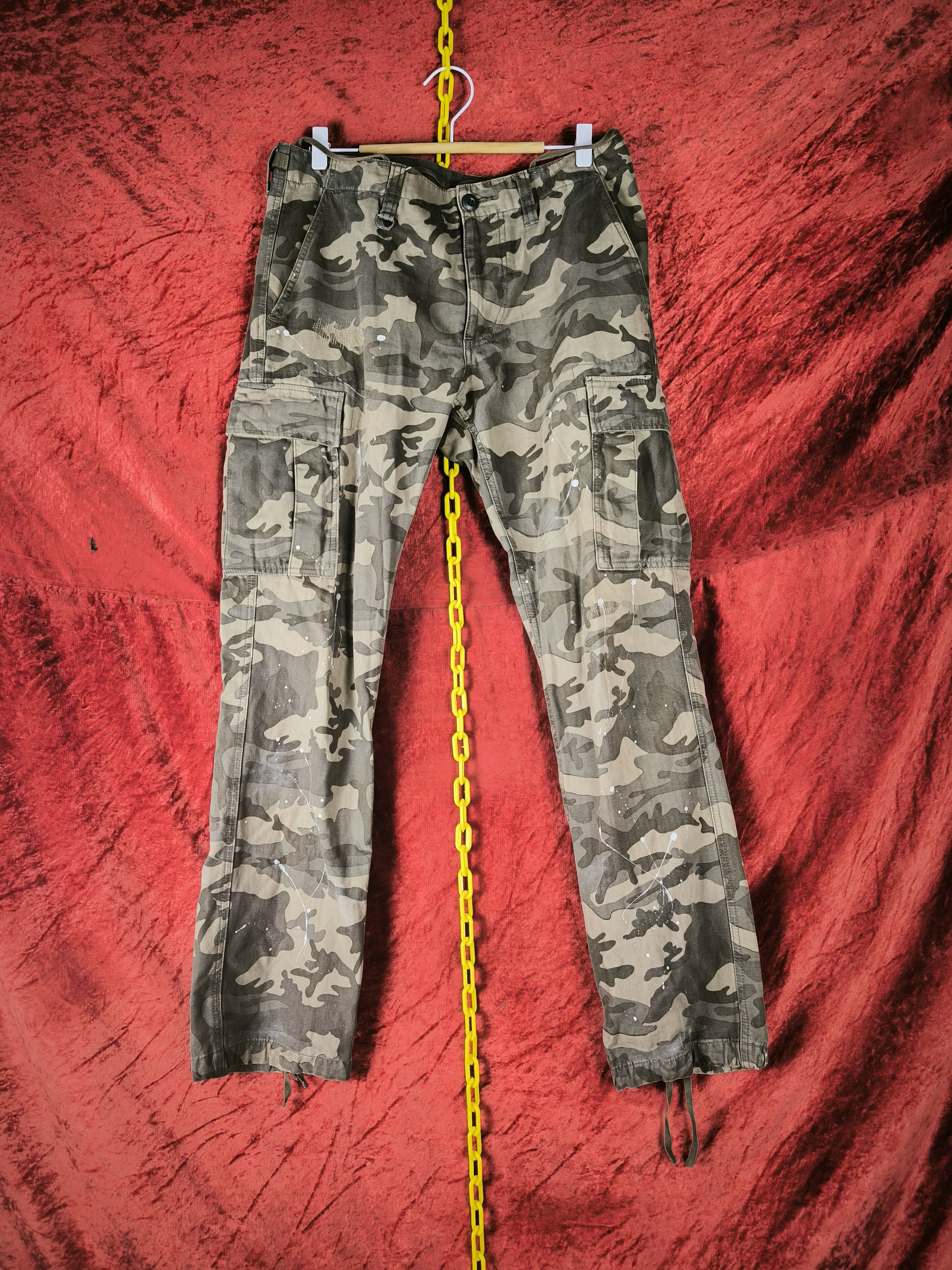 Sophnet. × Vintage Camo Splash Painter Cargo Size US 33 - 3 Thumbnail