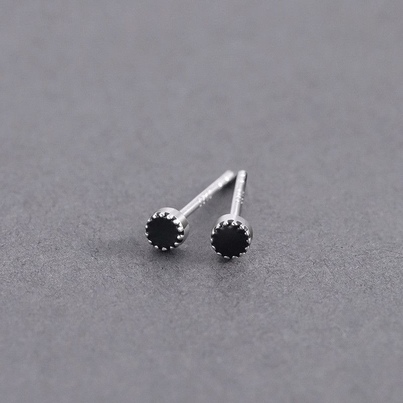 Jewelry Modern Earrings One Pairs Chrome Jewelry Size ONE SIZE - 2 Thumbnail