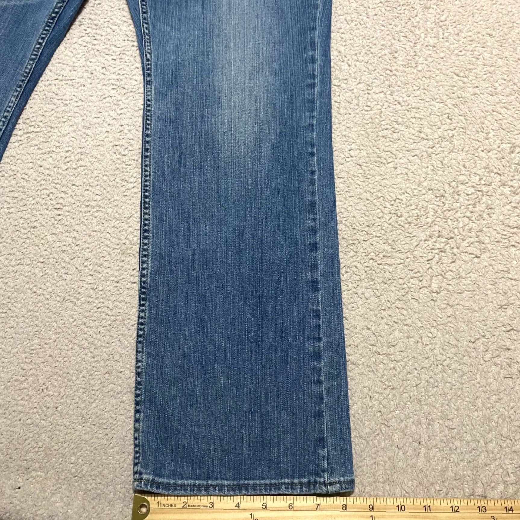 Vintage Urban Pipeline Jeans Men Slim Straight 38x30 Blue Denim Mid Rise Medium Wash 5-Pocket Design Size US 38 / EU 54 - 5 Thumbnail