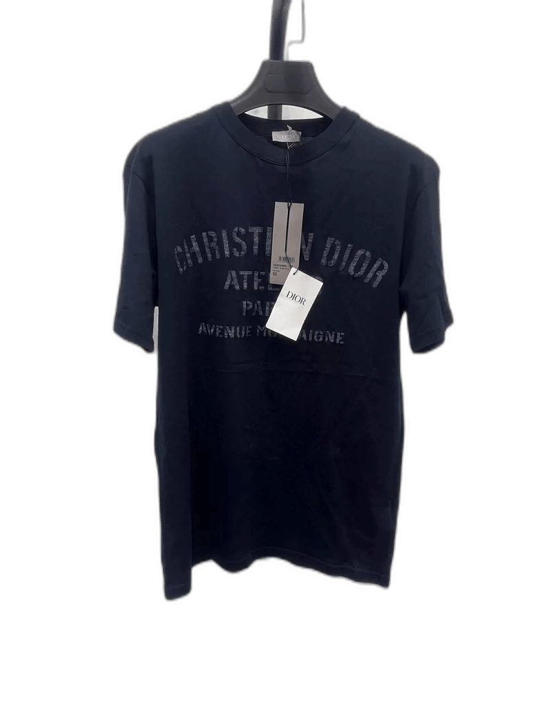 Dior DIOR Navy Blue Short Sleeve T-2505 Size US XS / EU 42 / 0 - 1 Thumbnail