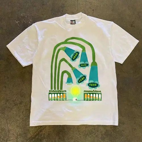 Other White retro creative table lamp printed tee Size US L / EU 52-54 / 3 - 3 Thumbnail