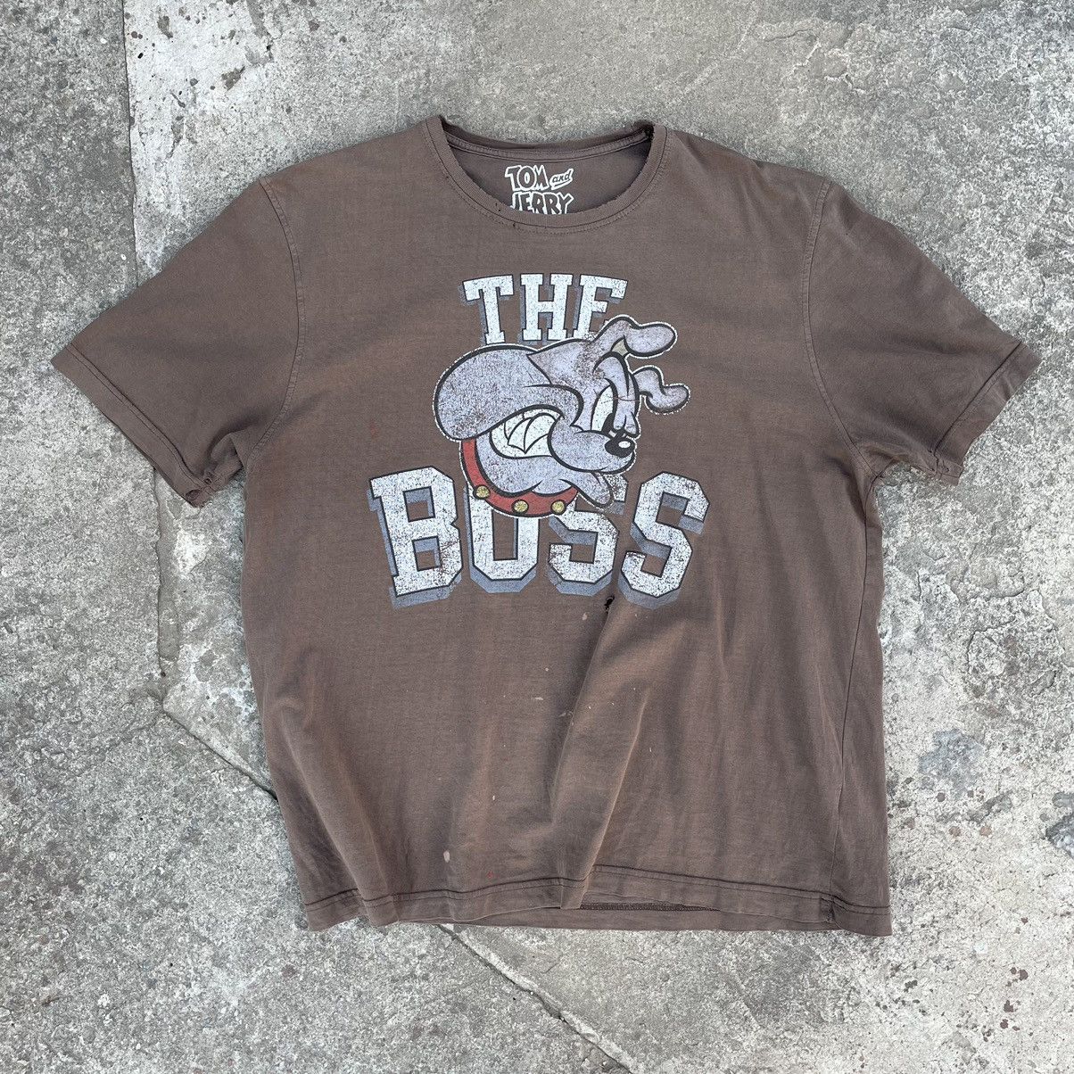 Cartoon Network × Warner Bros Vintage Cartoon Tom and Jerry T-shirts The Boss Logo Y2K 90s Size US XL / EU 56 / 4 - 1 Thumbnail