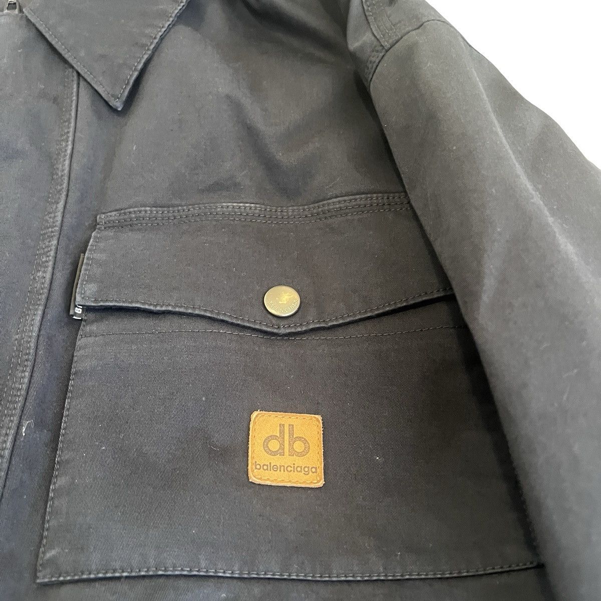 Balenciaga BALENCIAGA 2023AW DOUBLE B Work Parka Blouson Size US L / EU 52-54 / 3 - 3 Thumbnail