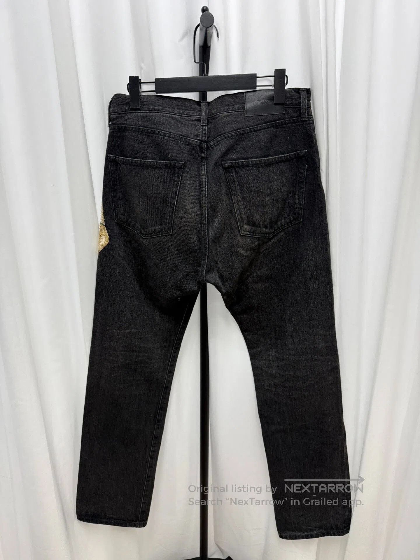 Comme des Garcons Homme Plus UNDERCOVER Beaded Black Denim Pants. Size US 28 / EU 44 - 4 Thumbnail