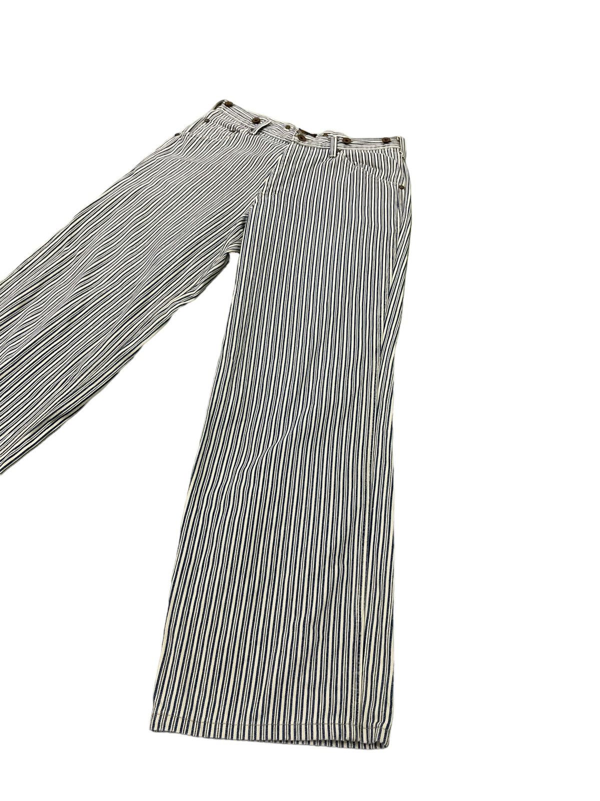 Japanese Brand Carpenter Jeans Hickory Blue Way Japan Wide Loose 7🟦7 Size US 30 / EU 46 - 9 Thumbnail