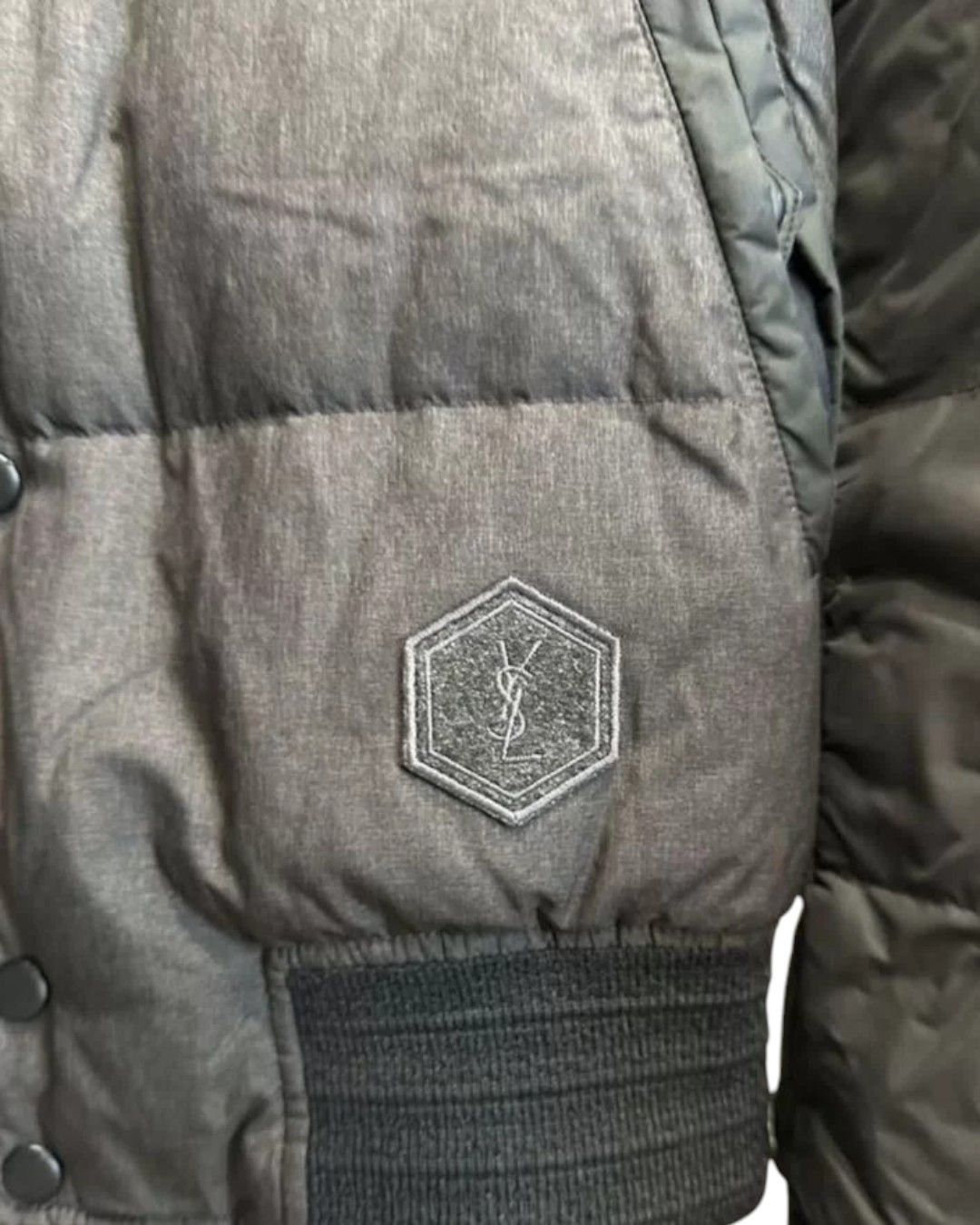 Yves Saint Laurent GOOSE DOWN PADDED BOMBER JACKET Size US M / EU 48-50 / 2 - 4 Thumbnail