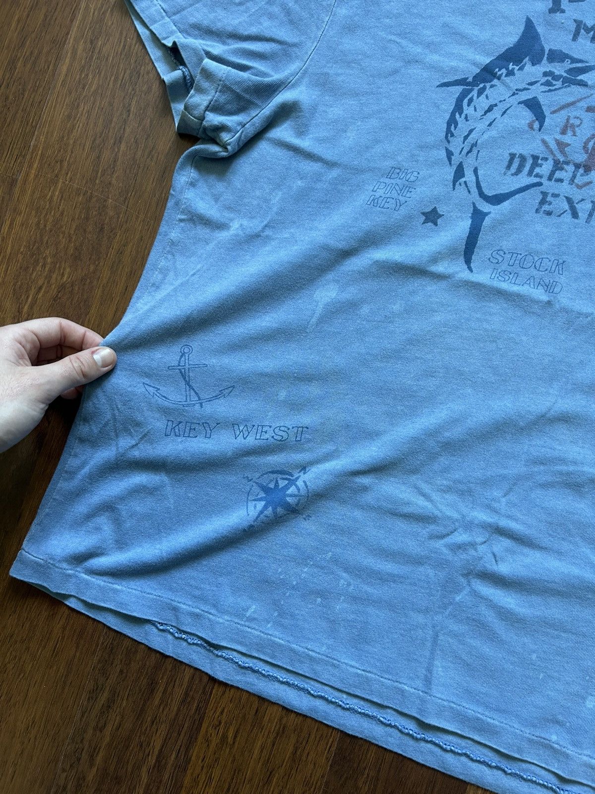 Polo Ralph Lauren Vintage Polo Ralph Lauren Marina Faded T-shirt Men’s Size XL Size US XL / EU 56 / 4 - 3 Thumbnail