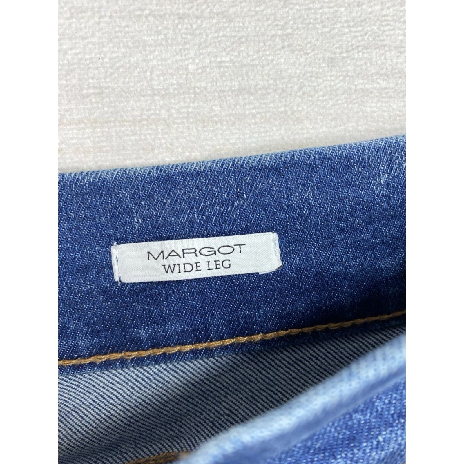 Vintage Sofia Vergara Sofia Jeans 16 Margot Wide-Leg High Rise Waist Distressed NWT Jeans Womens Size 38" / US 16 / IT 52 - 3 Thumbnail