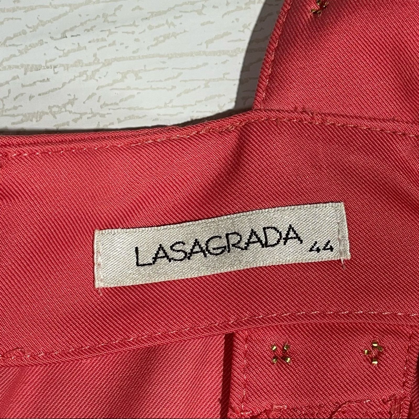 Other LASAGRADA Coral Sleeveless Studded Dress Size 44 Size M / US 6-8 / IT 42-44 - 4 Thumbnail