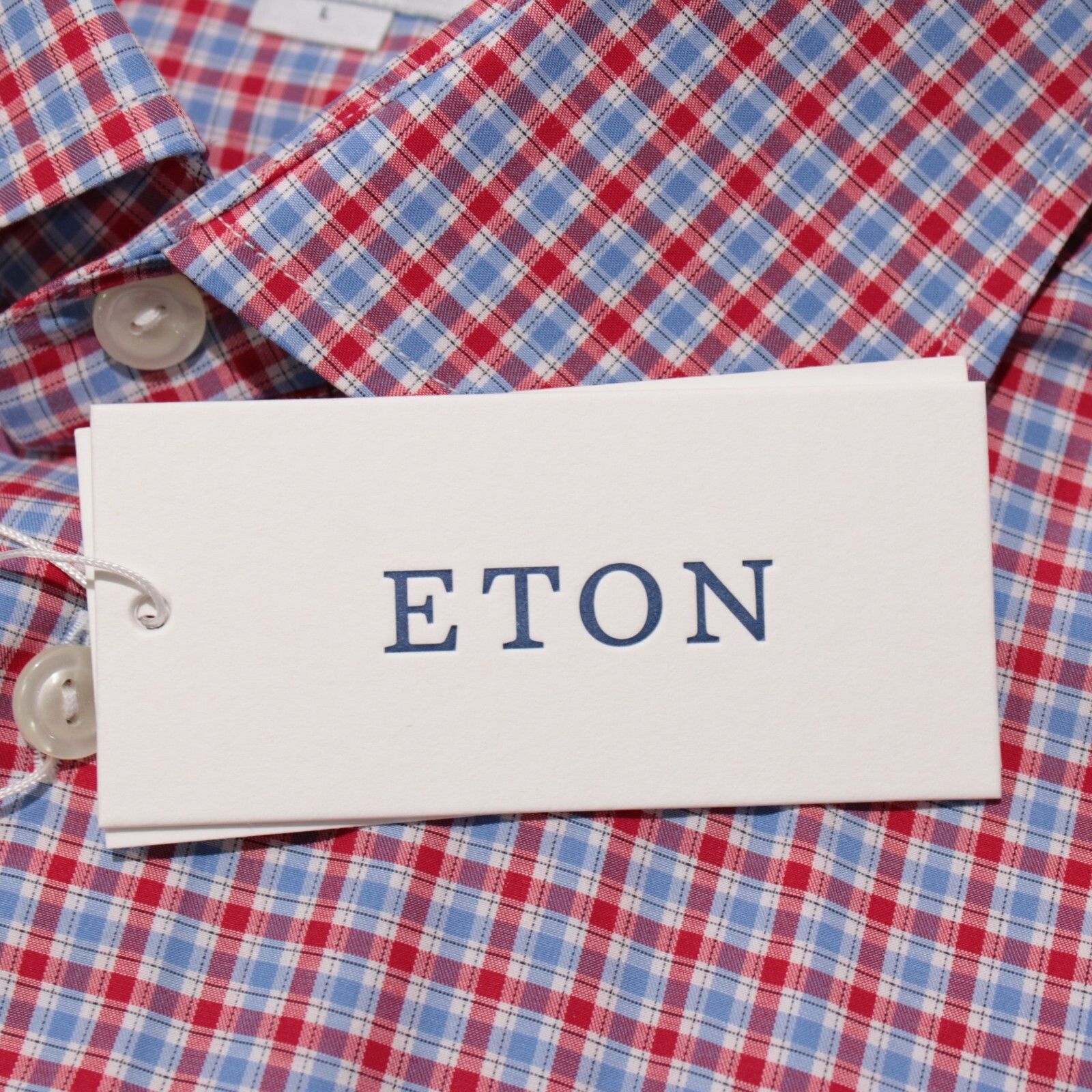 Eton Eton New with tags Shirt Size L US In Red Size US L / EU 52-54 / 3 - 2 Thumbnail