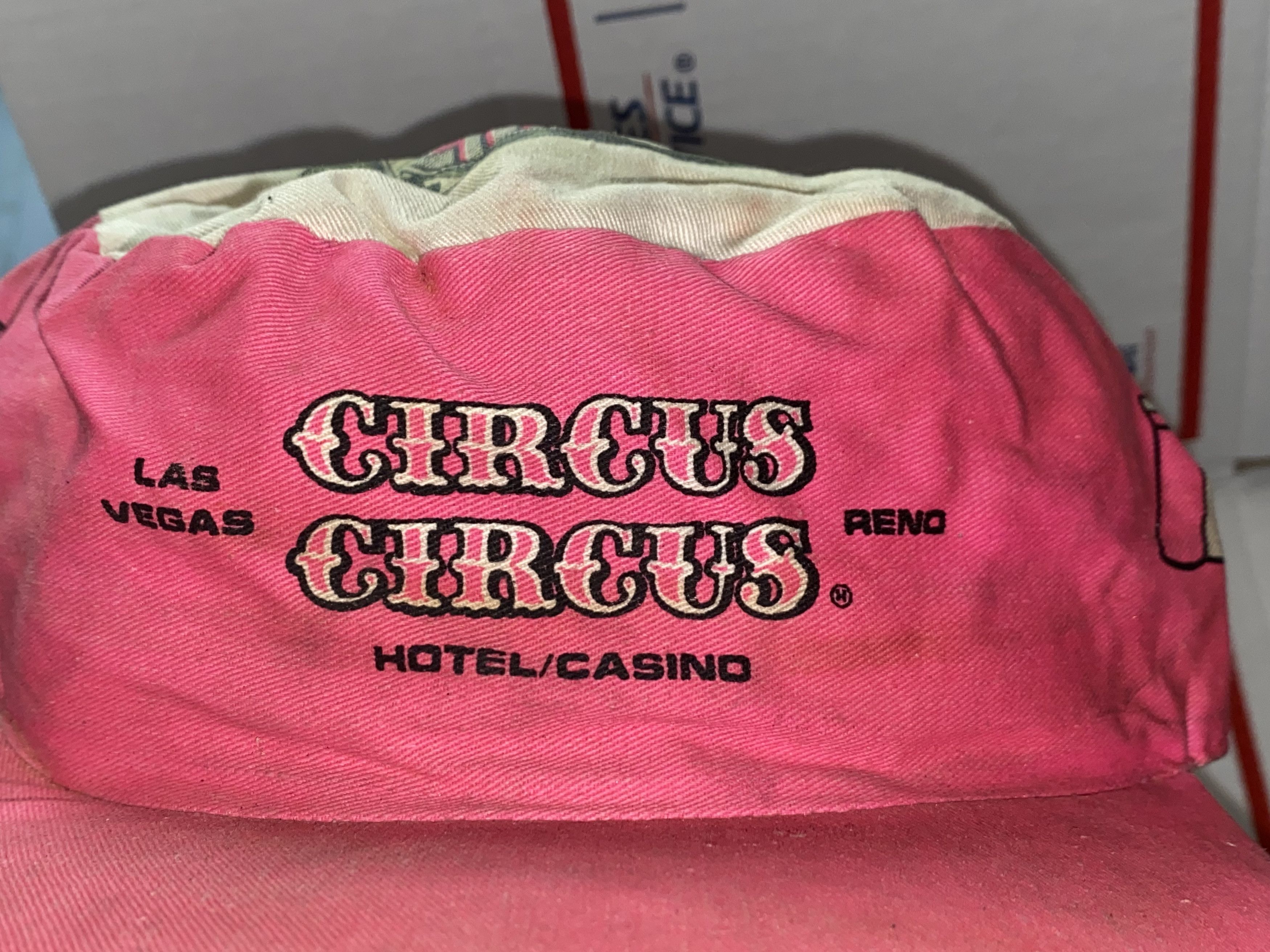 Vintage Circus CIRCUS Las Vegas Reno Hotel Casino Hat CLOWN rare Cap Size ONE SIZE - 2 Thumbnail