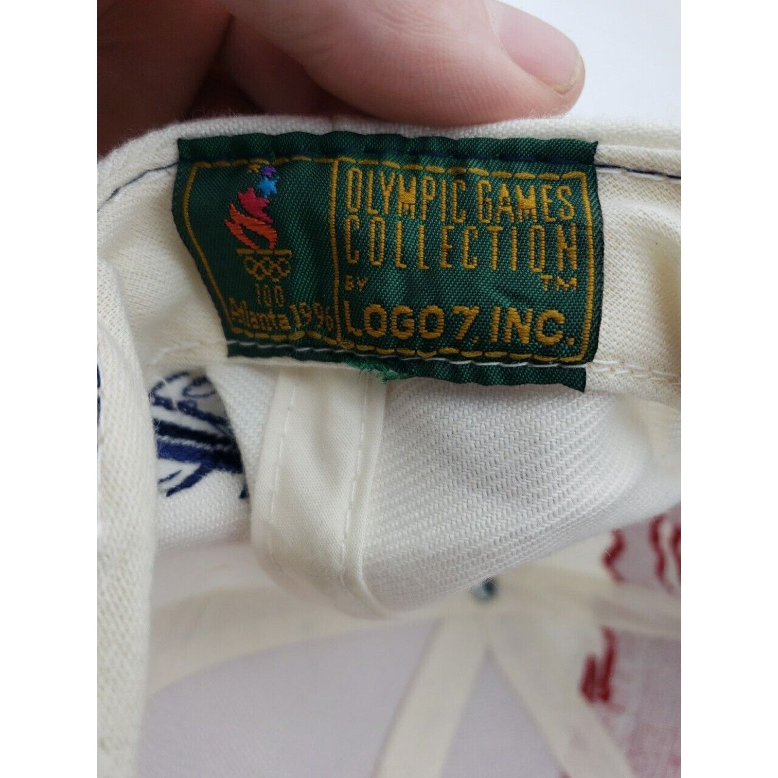 Logo Athletic 1996 Atlanta Olympics 90s USA Splash Logo7 Snapback Ball Cap Size ONE SIZE - 19 Thumbnail