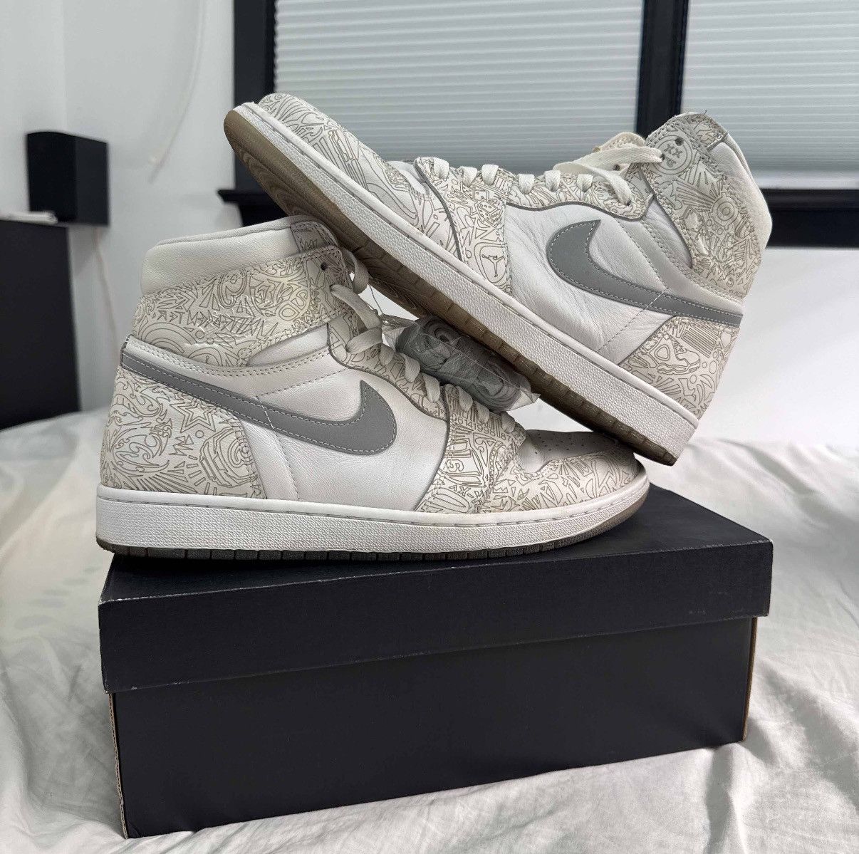 Jordan Brand Laser Air Jordan 1’s 2014 Size US 12 / EU 45 - 1 Thumbnail