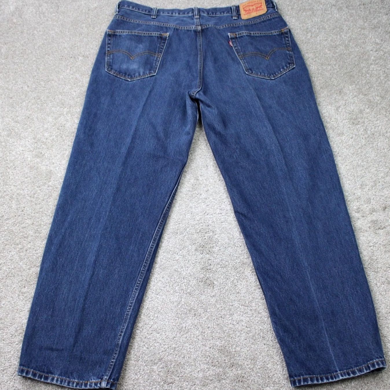 Levi's Levi's 550 Jeans Mens 42x32 Blue Relaxed Straight 5-Pocket Denim Cotton Size US 42 / EU 58 - 6 Thumbnail
