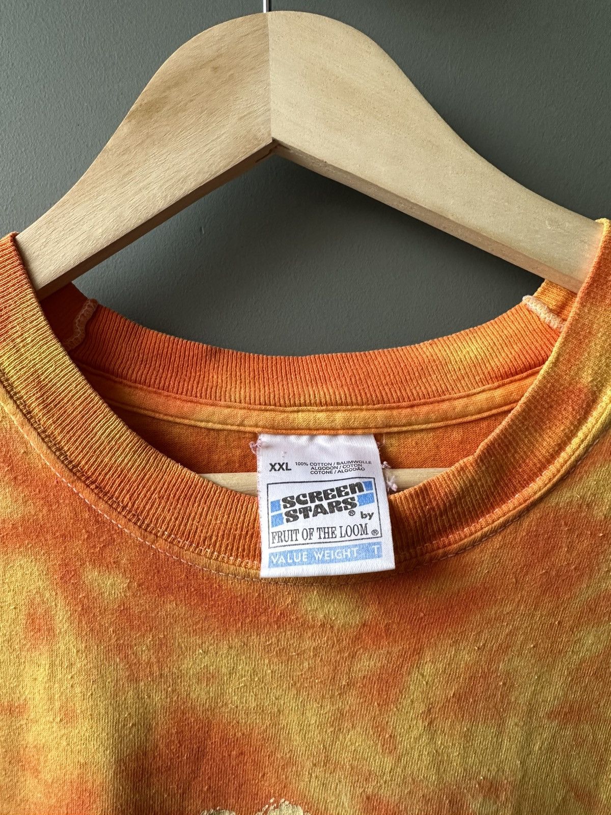 Fruit Of The Loom Vintage GOTTHARD Band Merch Tie Dye Graphic Tee T-shirt 90s Size US XXL / EU 58 / 5 - 4 Thumbnail