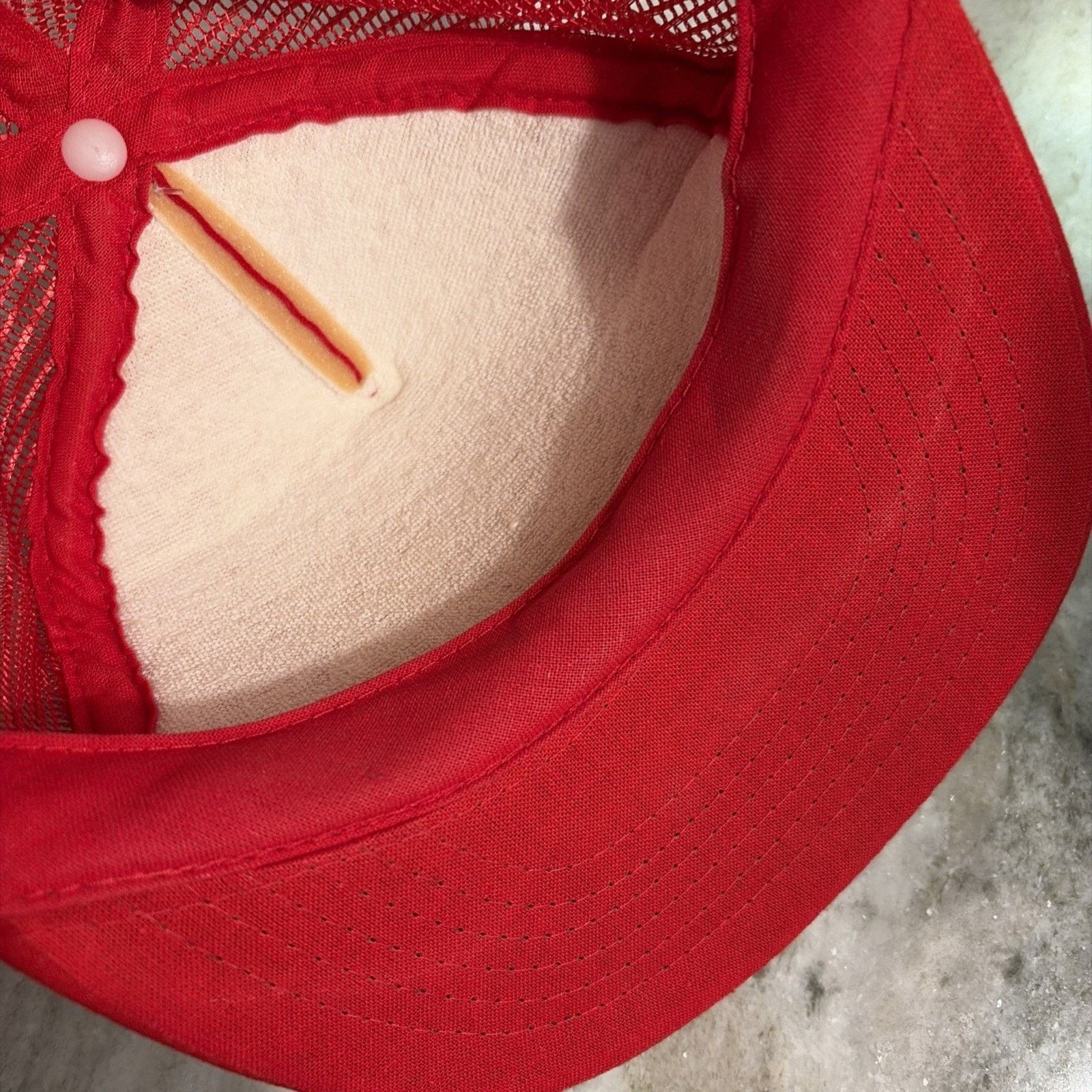 Vintage Vtg Cheers Boston Bar Red Trucker Hat SnapBack 80s HTF Size ONE SIZE - 7 Thumbnail