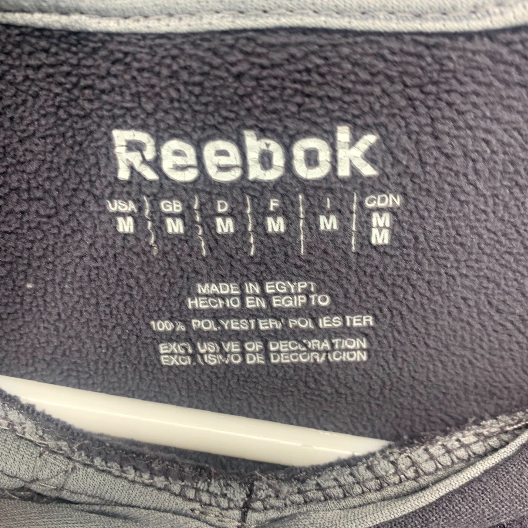 Reebok Reebok Hoodie Mens Medium Gray Pullover Active Drawstring Pocket Hooded Outdoor Size US M / EU 48-50 / 2 - 5 Thumbnail