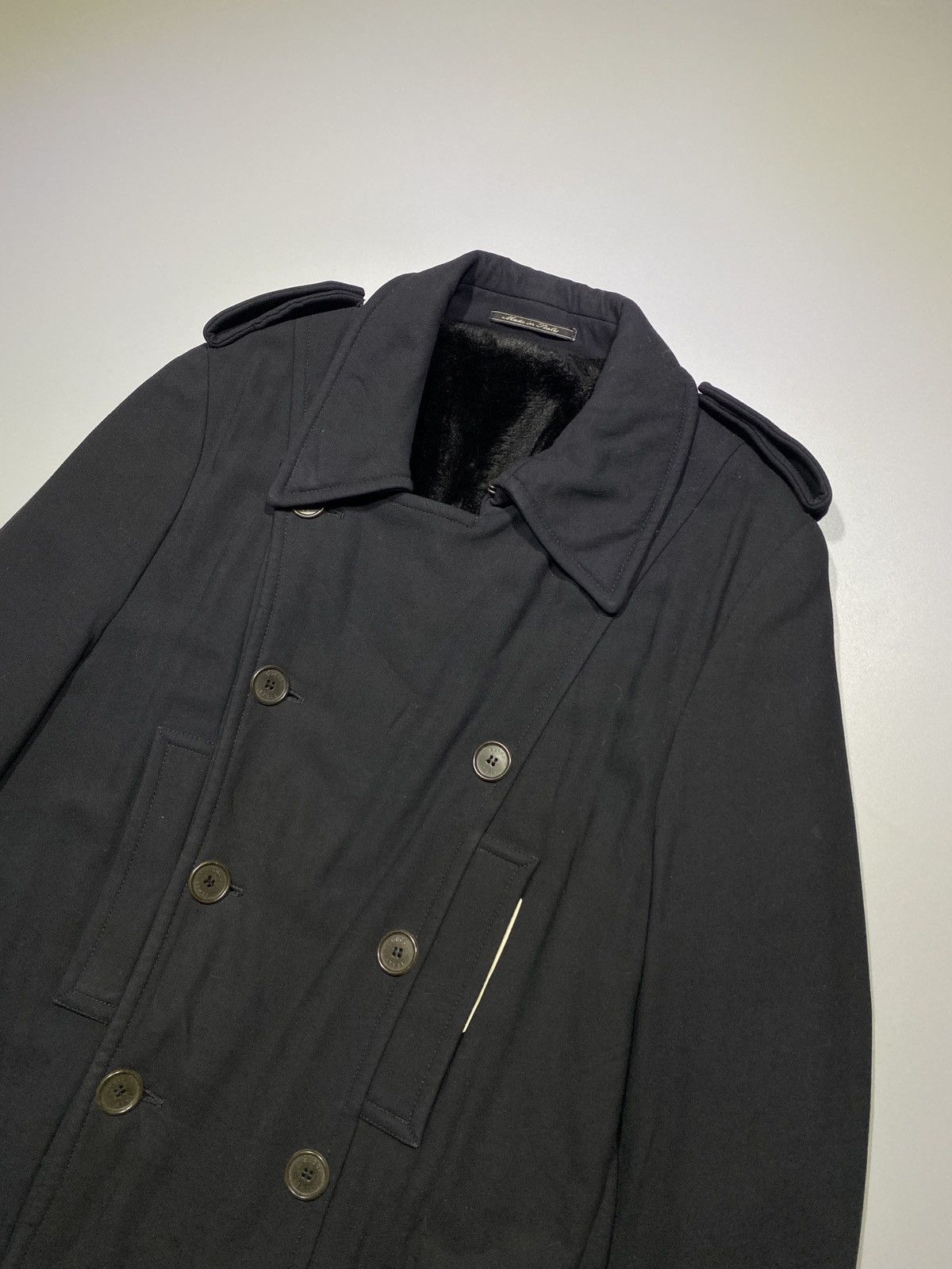 Gucci 90s Gucci - Tom Ford Wool Long Coat Size US M / EU 48-50 / 2 - 2 Thumbnail