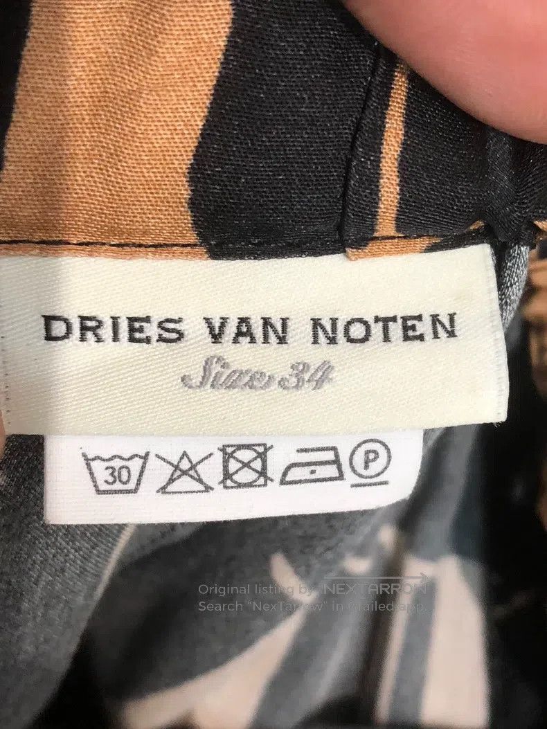 Dries Van Noten Dries Van Noten size:34 Black skirt Size 31" - 5 Thumbnail