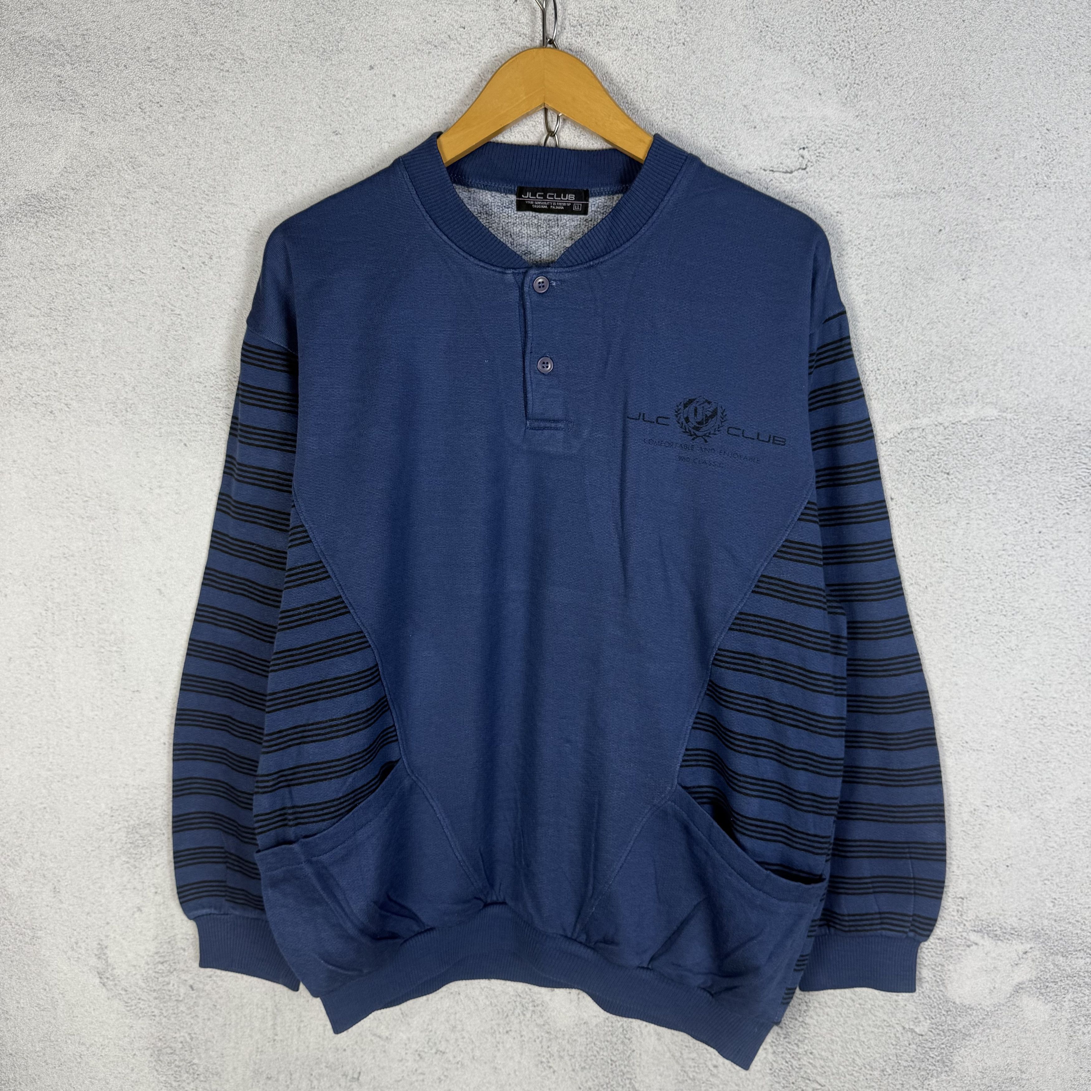 Vintage Vintage JLC Club Sweatshirt Crewneck Size US L / EU 52-54 / 3 - 1 Thumbnail