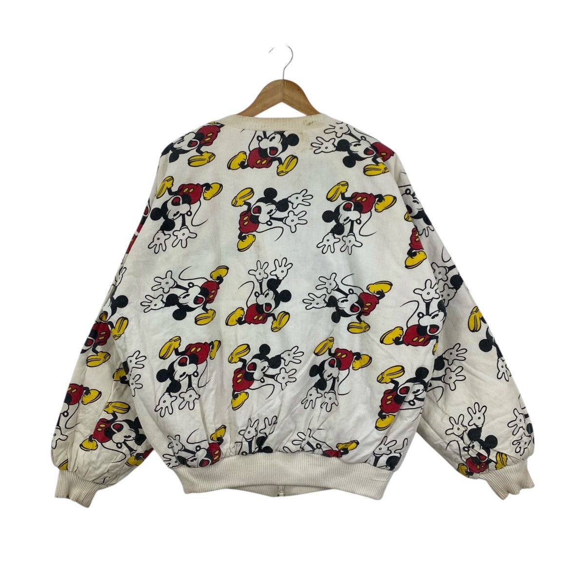 Vintage Vintage 90s Mickey Mouse Reversible Striped Bomber Jacket L Size US L / EU 52-54 / 3 - 2 Thumbnail