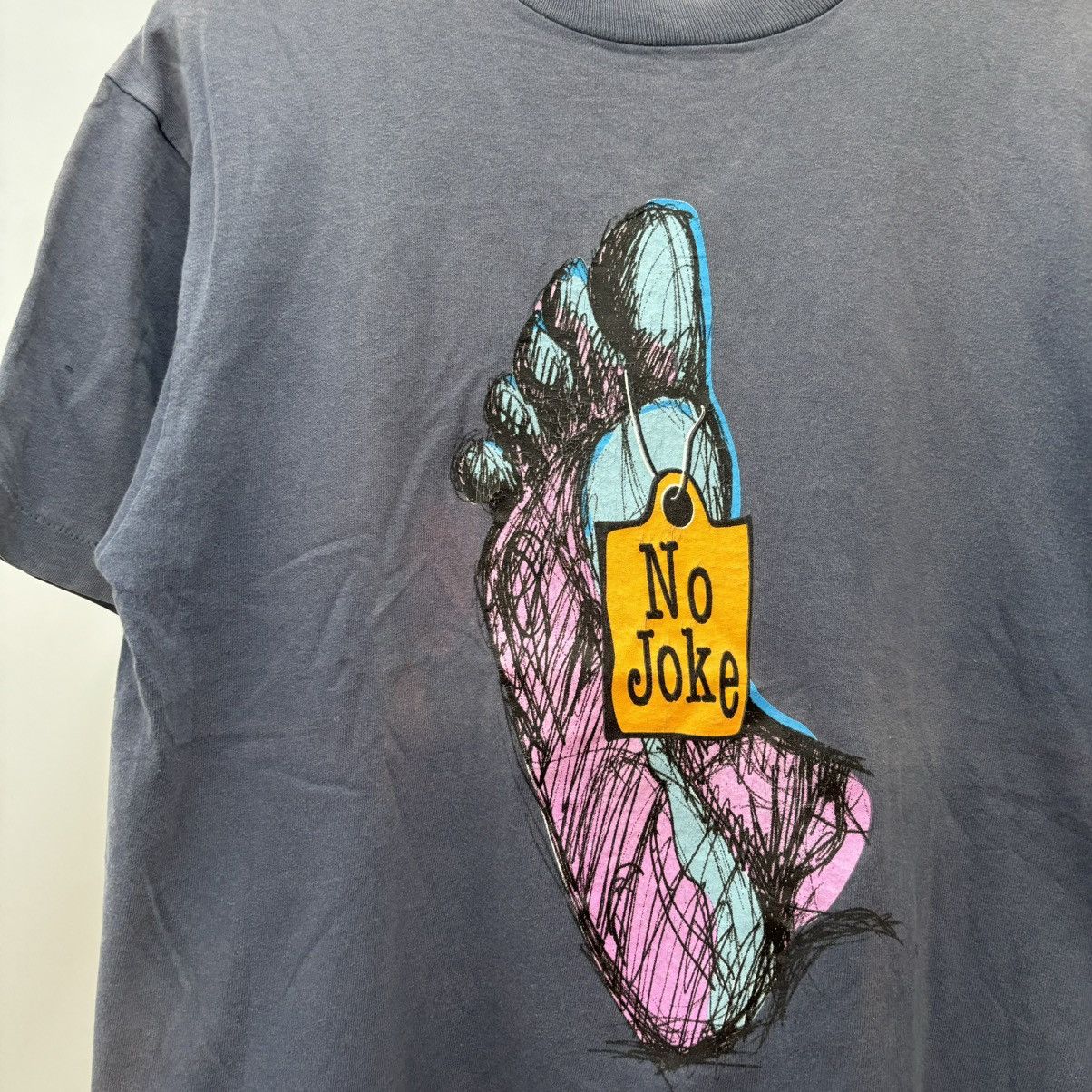 Vintage Vintage 90’s No Joke Skateboards Shirt Streetwear Size US M / EU 48-50 / 2 - 3 Thumbnail