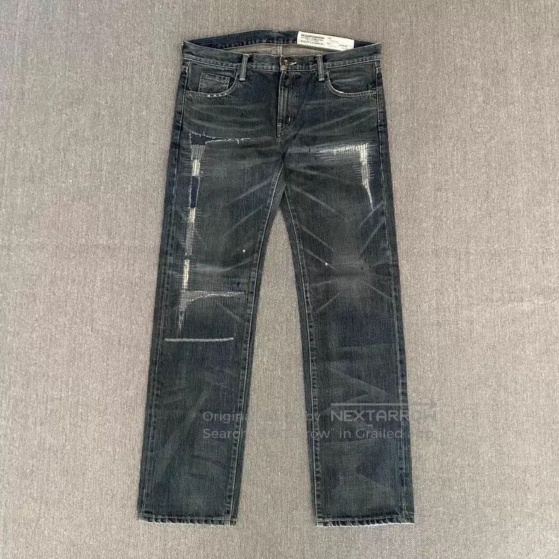 Neighborhood Neighborhood size L Studded King Denim Pants Size US 27 - 2 Thumbnail
